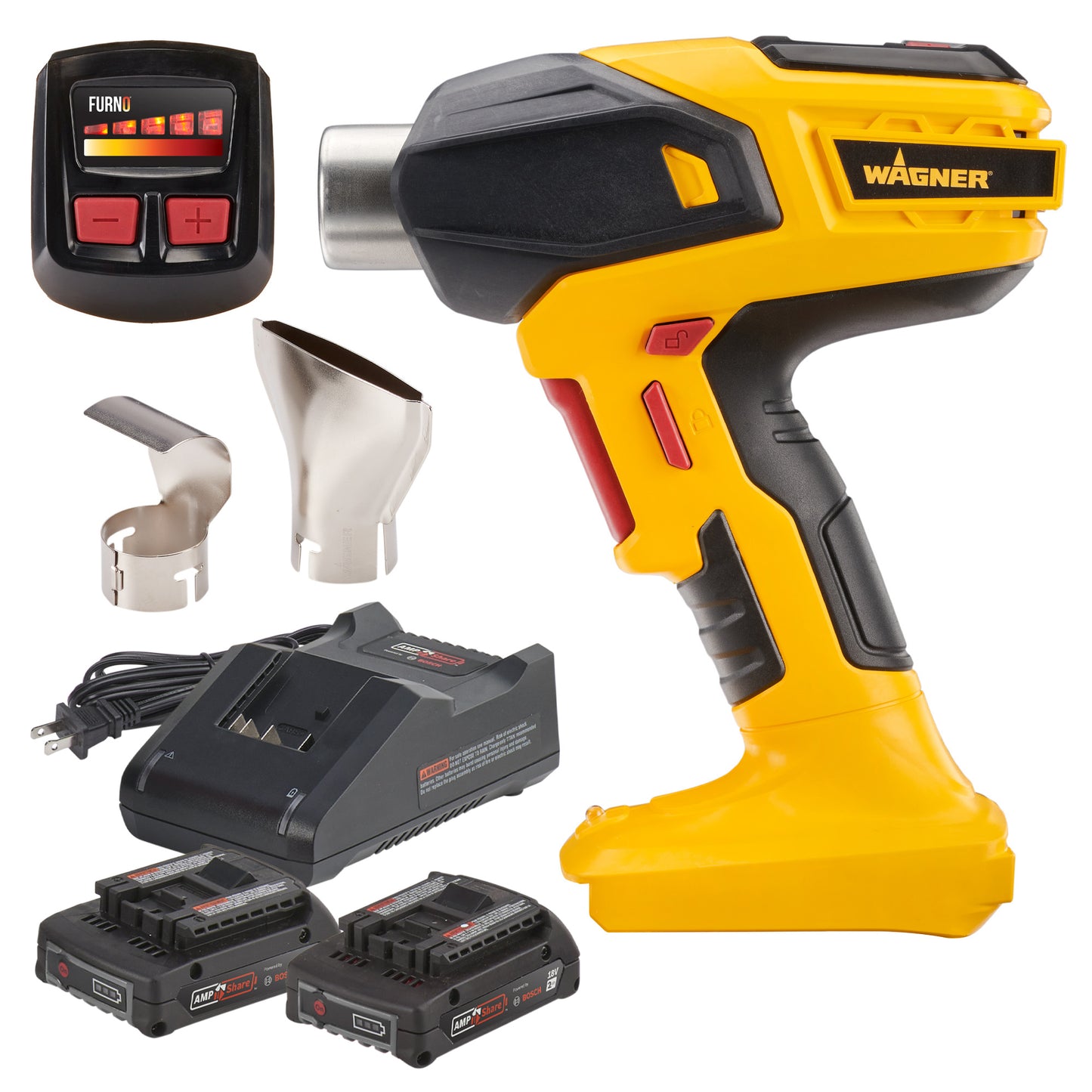 FURNO 550 18V Cordless Heat Gun w/ 2 Batteries
