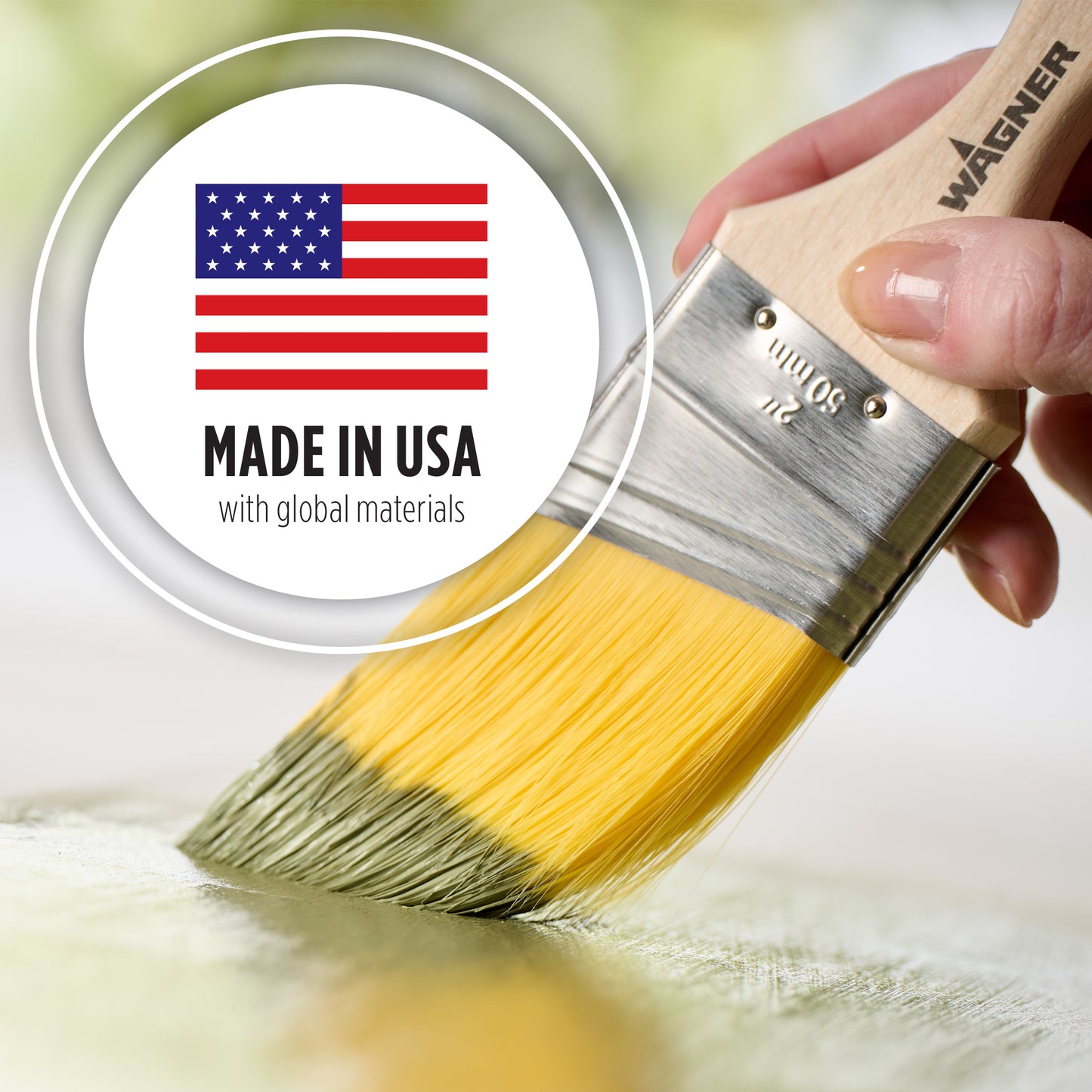 2 Inch Short Handle Angle Paint Brush