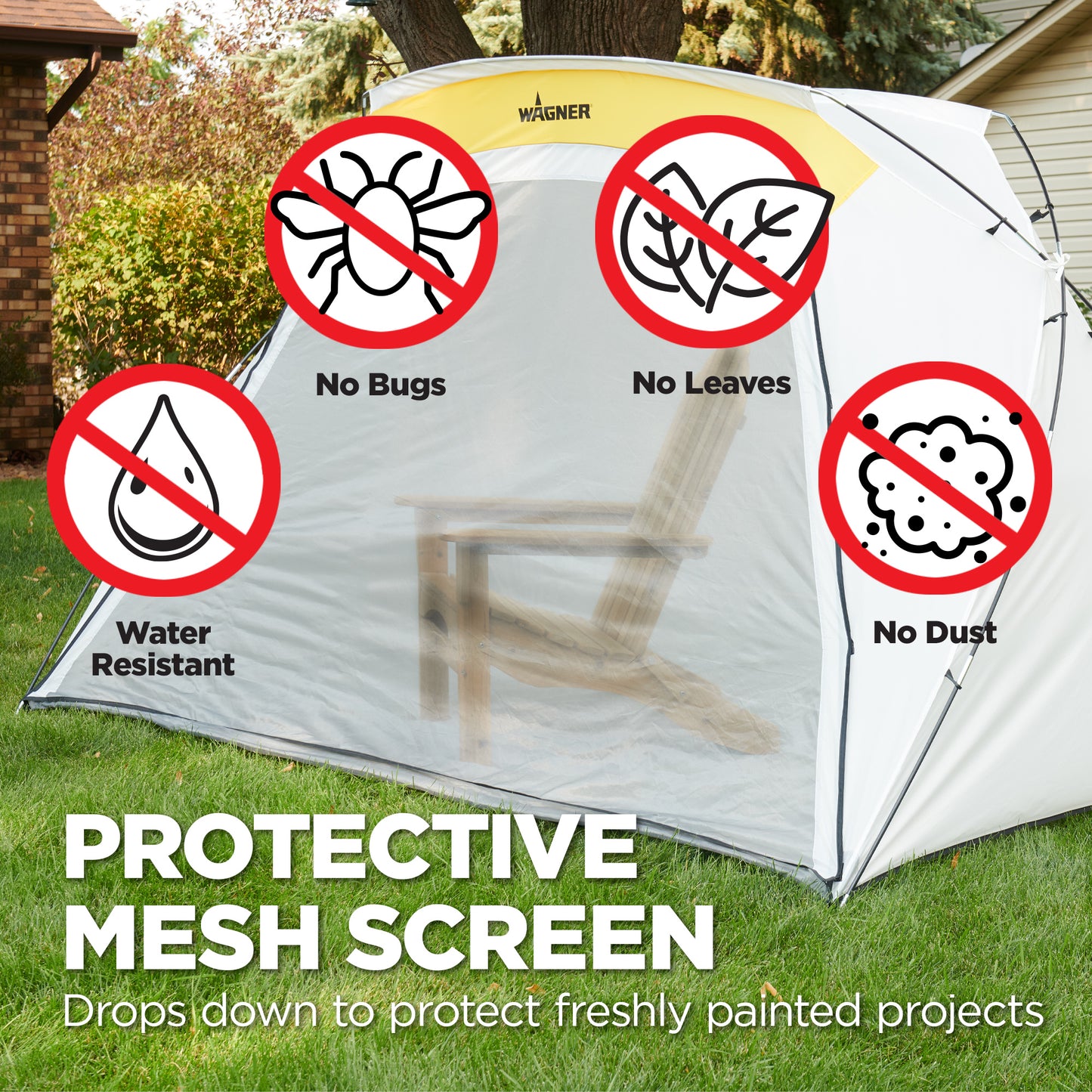 Large Spray Shelter
