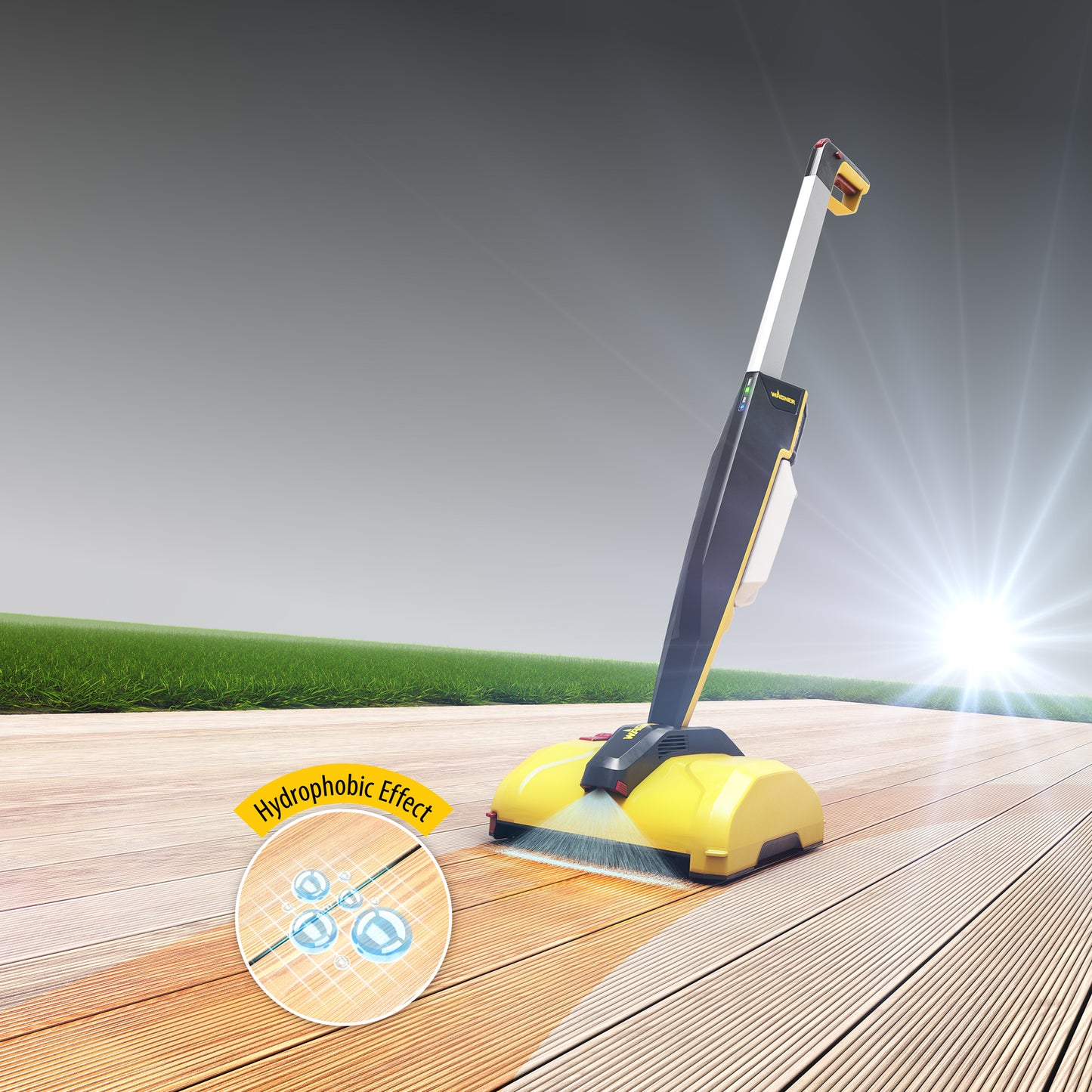 Levaro Powerbrush 18V Cordless (Wood + Deep Cleaner) Outdoor Cleaner