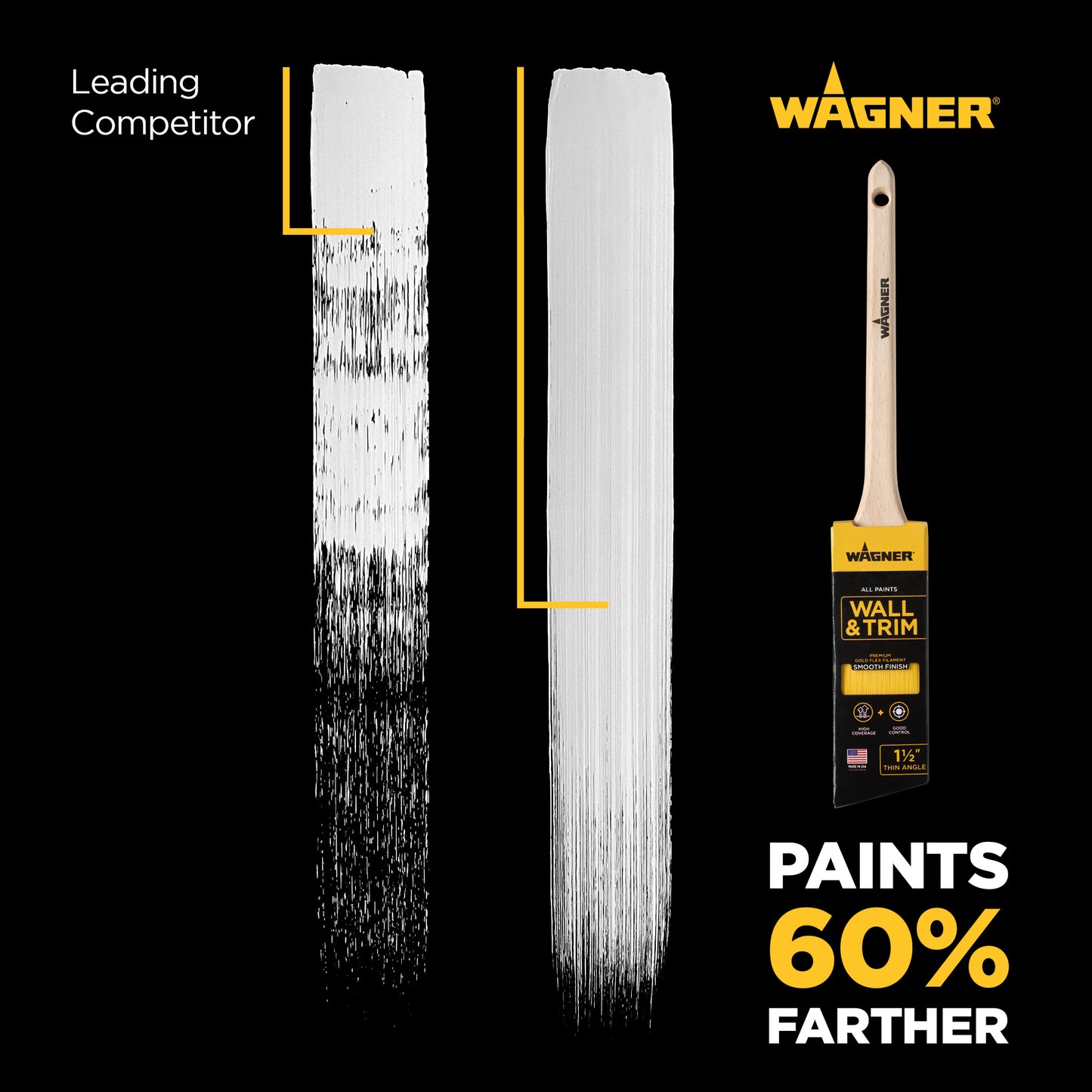 1 ½ Inch Wall & Trim Thin Angle Brush